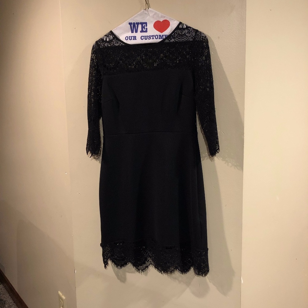 Express Black lace dress